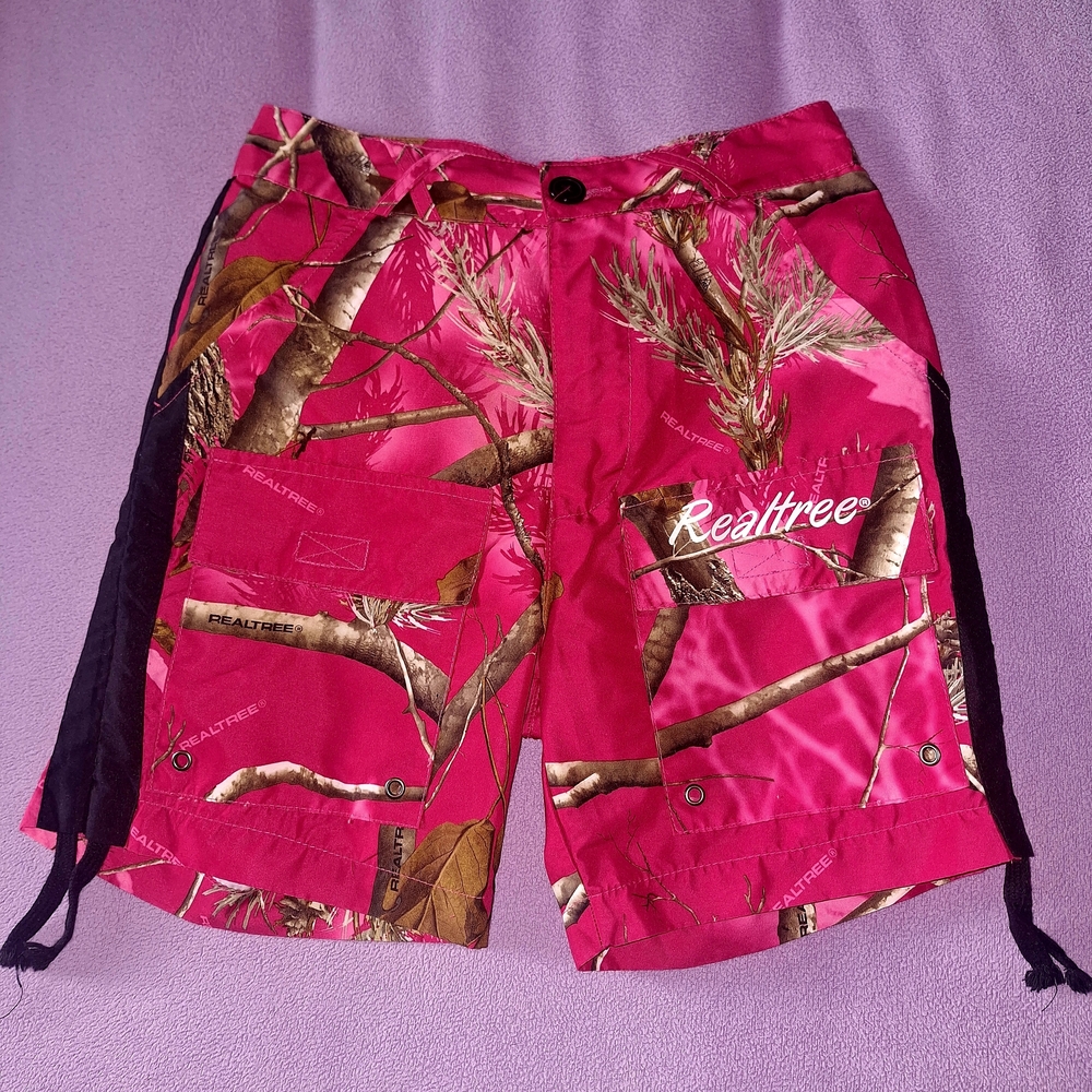 Realtree Pink Camo Cargo Shorts